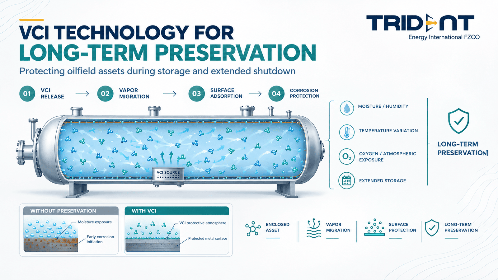 VCI Technology for Long-Term Preservation of Oilfield Assets
